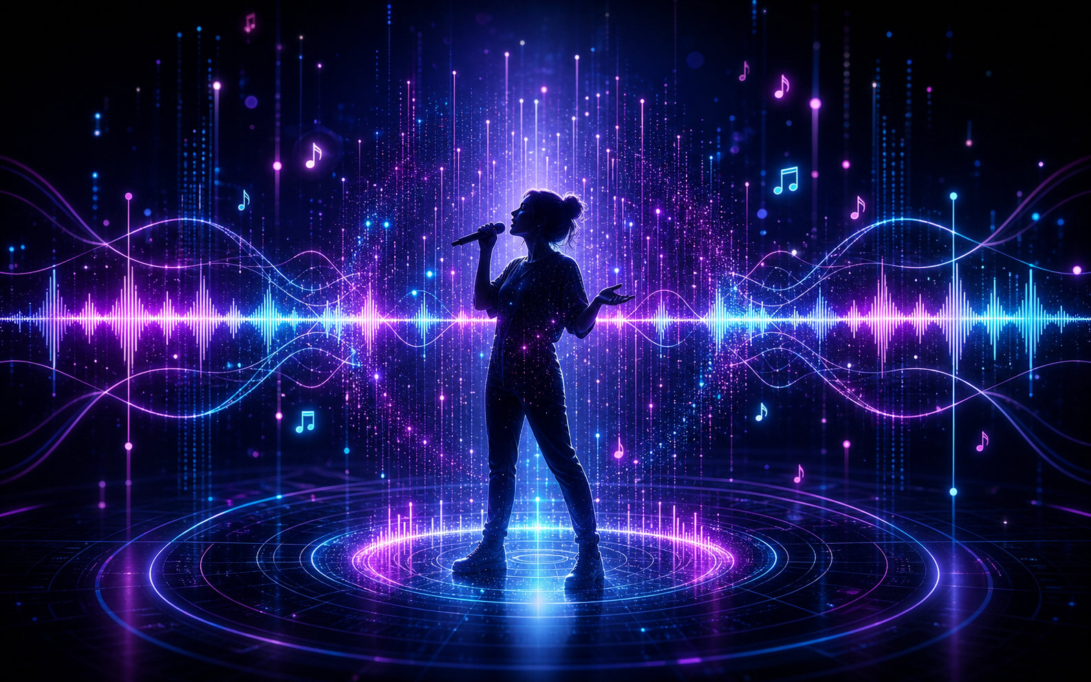 Illustration of a song title guiding lyrics, melody, and arrangement